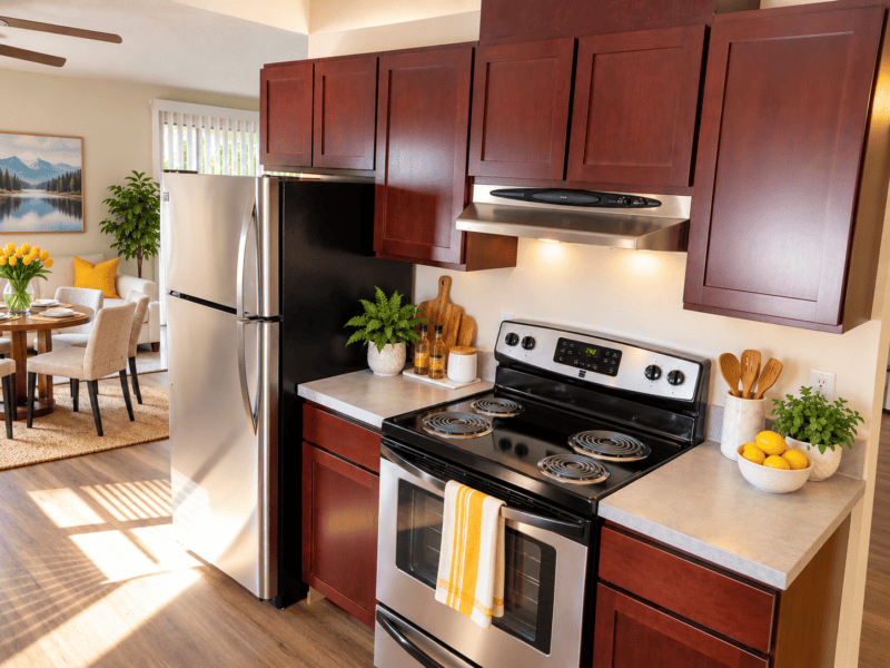Parkview Dark Cabinet Kitchen
