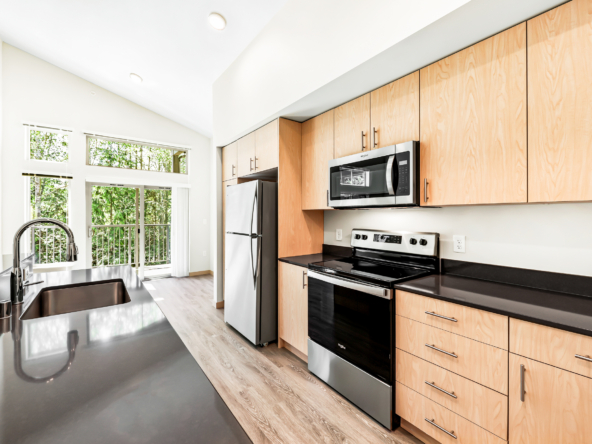 Kitchen at Centennial park apartments