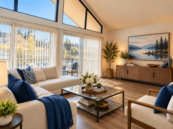 Living Room With View