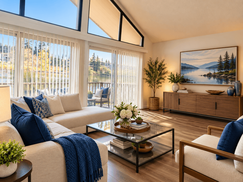 Living Room With View