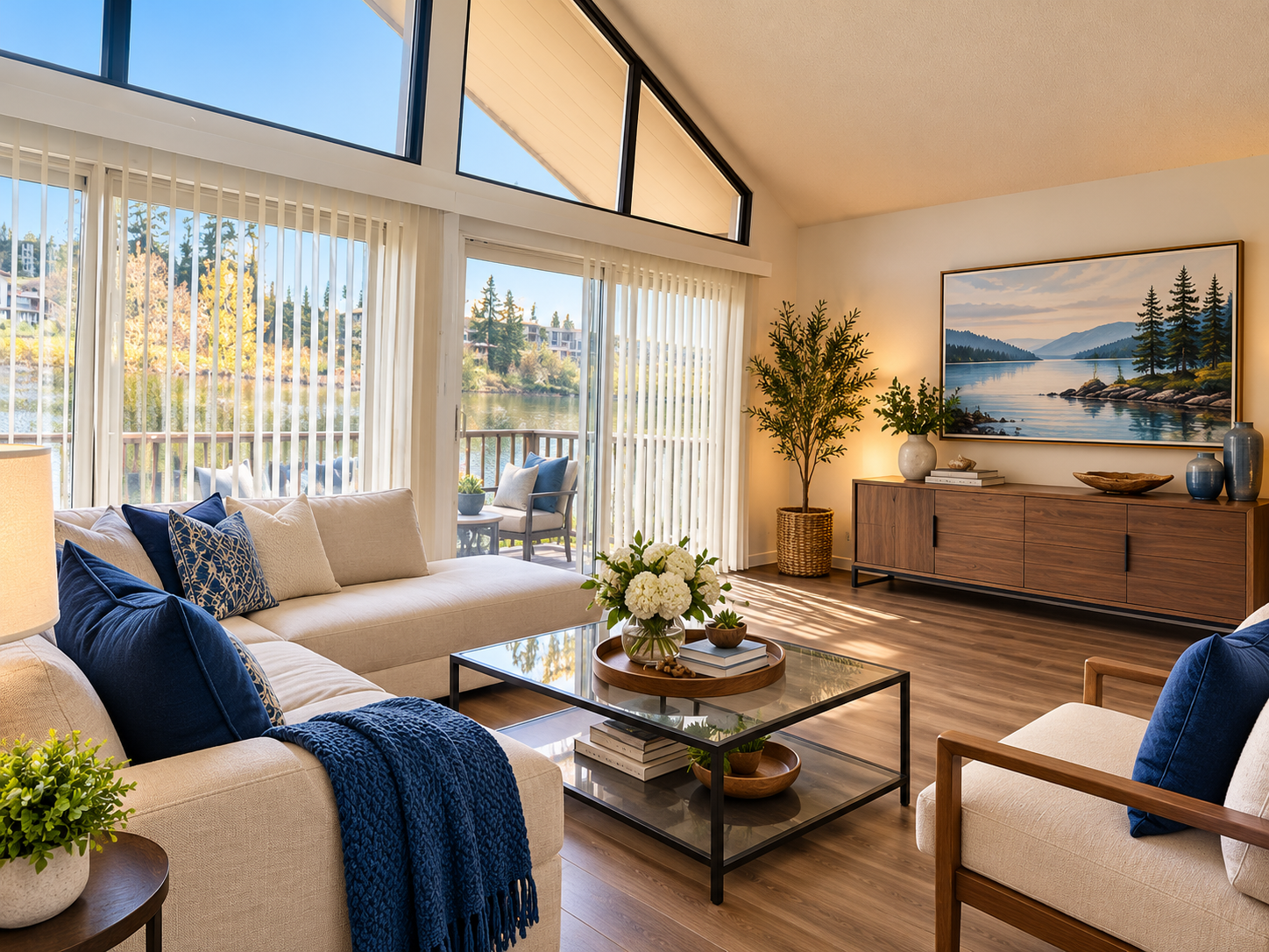Living Room With View