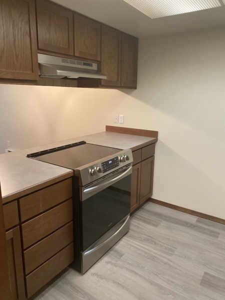 Kitchen of Dorn apartments in Everett, WA