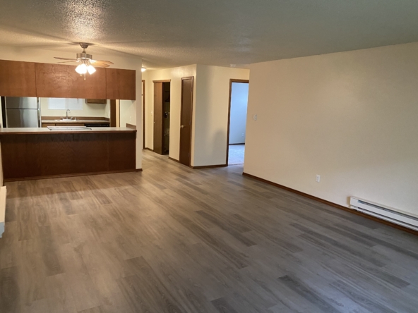 Inside of living room of Dorn apartments in Everett, WA