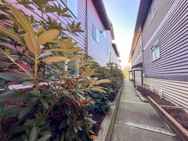 Walkway at Highway place apartments