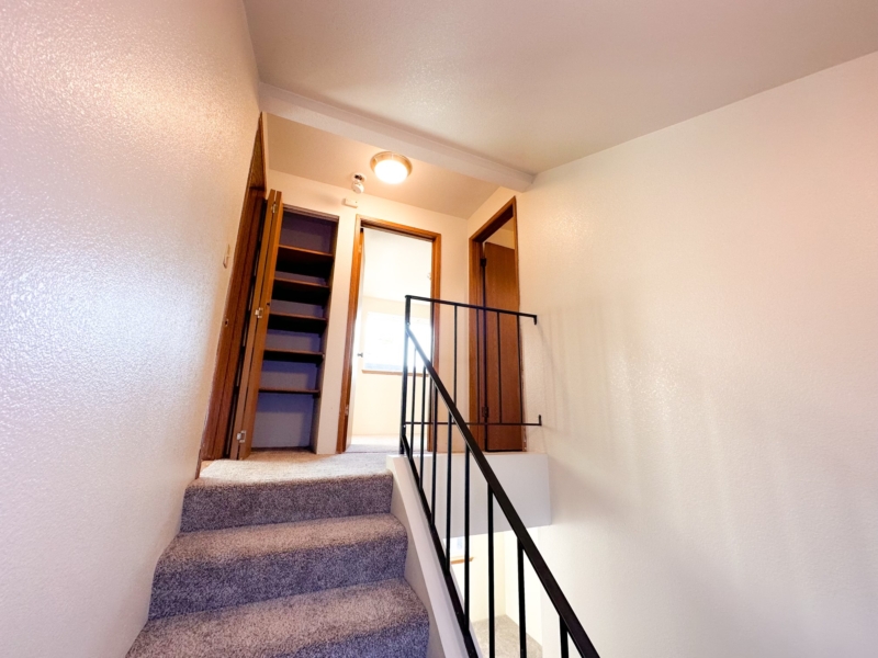 Stairwell at Highway Place apartments